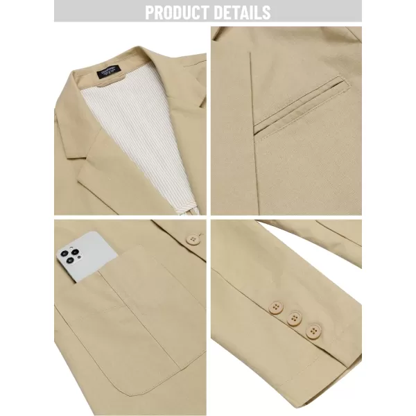 COOFANDY Men's Casual Linen Sport Coat Lightweight Travel Blazer Modern Suit Jacket