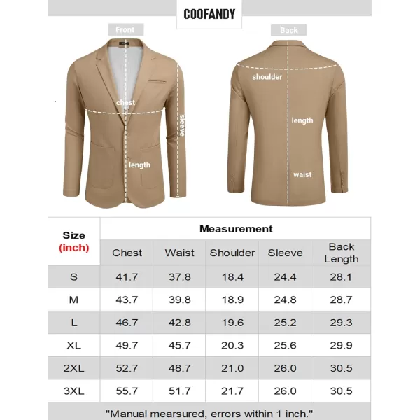 COOFANDY Men's Casual Linen Sport Coat Lightweight Travel Blazer Modern Suit Jacket