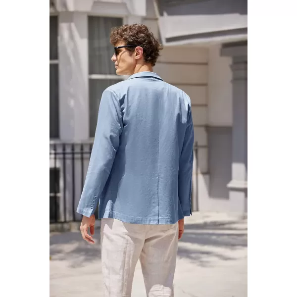 COOFANDY Men's Casual Linen Sport Coat Lightweight Travel Blazer Modern Suit Jacket