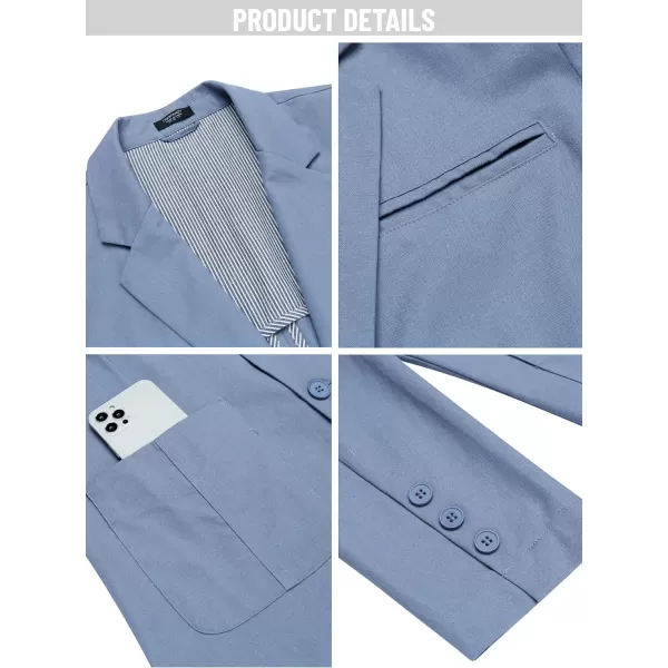 COOFANDY Men's Casual Linen Sport Coat Lightweight Travel Blazer Modern Suit Jacket
