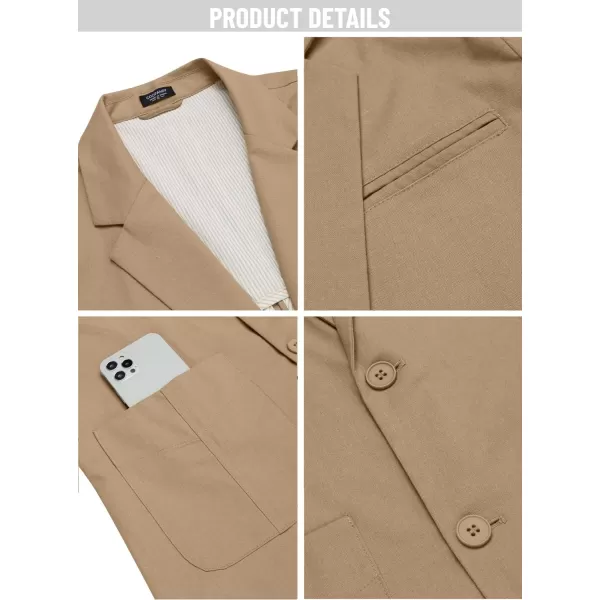 COOFANDY Men's Casual Linen Sport Coat Lightweight Travel Blazer Modern Suit Jacket