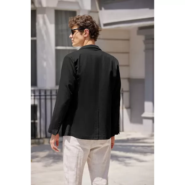 COOFANDY Men's Casual Linen Sport Coat Lightweight Travel Blazer Modern Suit Jacket