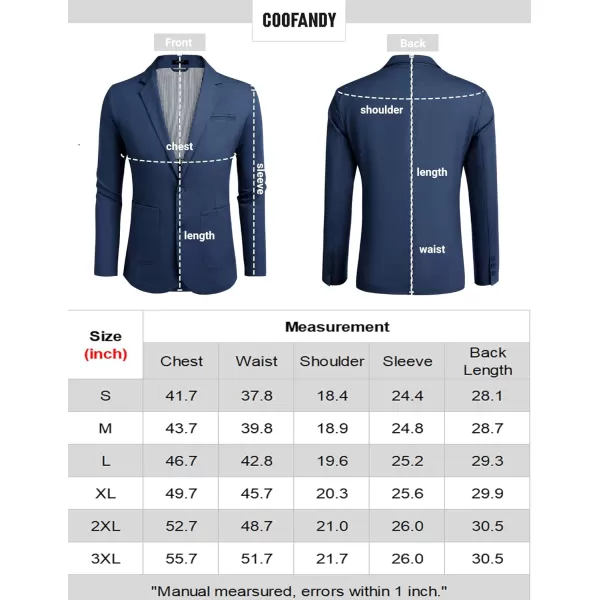 COOFANDY Men's Casual Linen Sport Coat Lightweight Travel Blazer Modern Suit Jacket