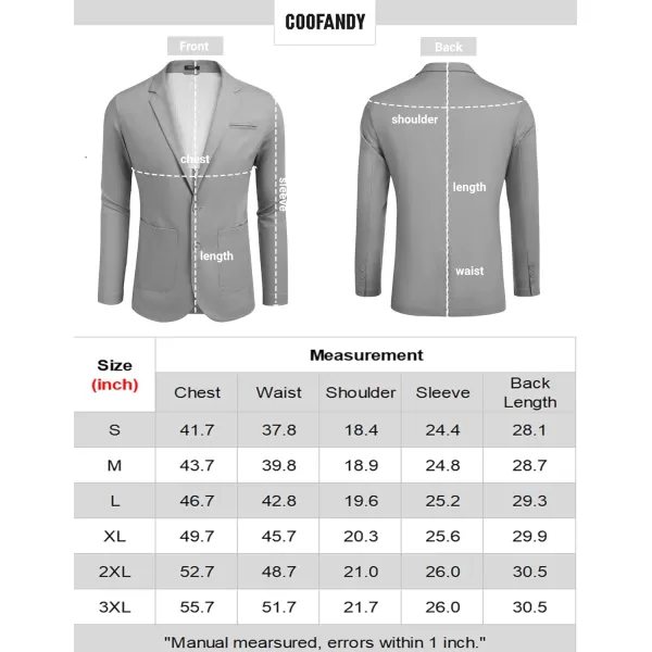 COOFANDY Men's Casual Linen Sport Coat Lightweight Travel Blazer Modern Suit Jacket