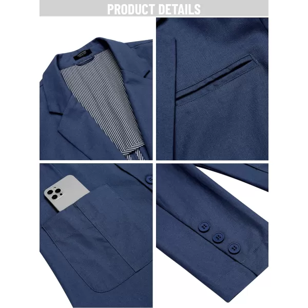 COOFANDY Men's Casual Linen Sport Coat Lightweight Travel Blazer Modern Suit Jacket