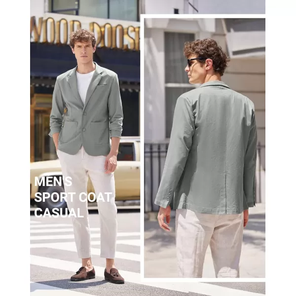 COOFANDY Men's Casual Linen Sport Coat Lightweight Travel Blazer Modern Suit Jacket