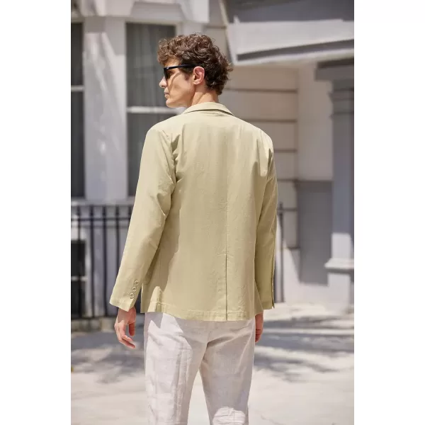 COOFANDY Men's Casual Linen Sport Coat Lightweight Travel Blazer Modern Suit Jacket
