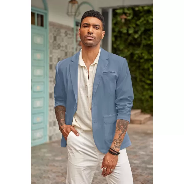 COOFANDY Men's Casual Linen Sport Coat Lightweight Travel Blazer Modern Suit Jacket