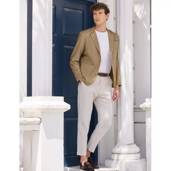 COOFANDY Men's Casual Linen Sport Coat Lightweight Travel Blazer Modern Suit Jacket