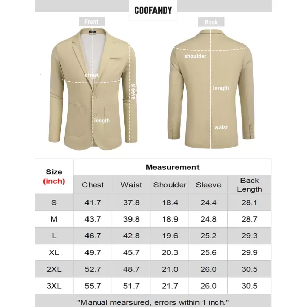 COOFANDY Men's Casual Linen Sport Coat Lightweight Travel Blazer Modern Suit Jacket