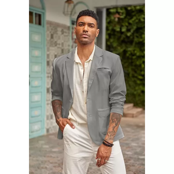 COOFANDY Men's Casual Linen Sport Coat Lightweight Travel Blazer Modern Suit Jacket