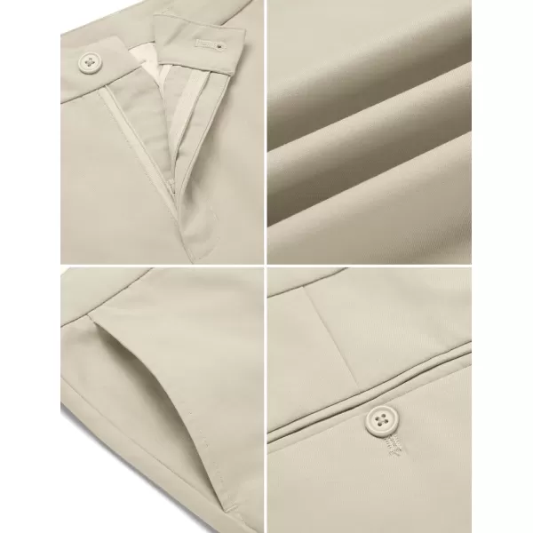 COOFANDY Men's Casual Pants Classic Fit Straight Legs Flat Front Twill Pants