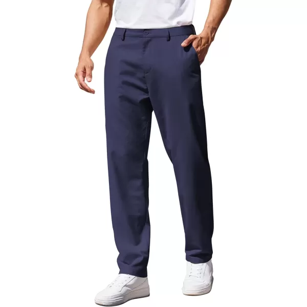 COOFANDY Men's Casual Pants Classic Fit Straight Legs Flat Front Twill Pants