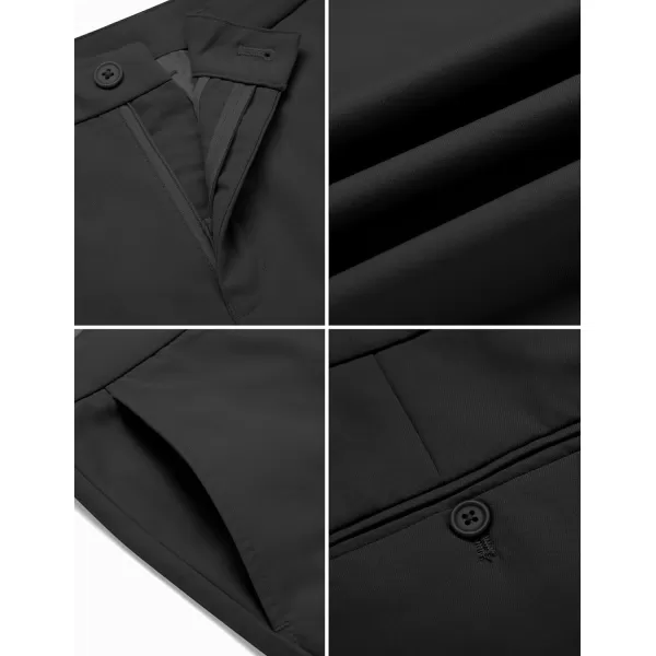 COOFANDY Men's Casual Pants Classic Fit Straight Legs Flat Front Twill Pants