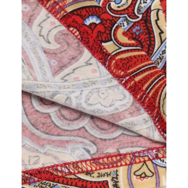 COOFANDY Mens Casual Short Sleeve Polo Shirts Slim Fit Paisley Polo T Shirts Floral Print Shirt