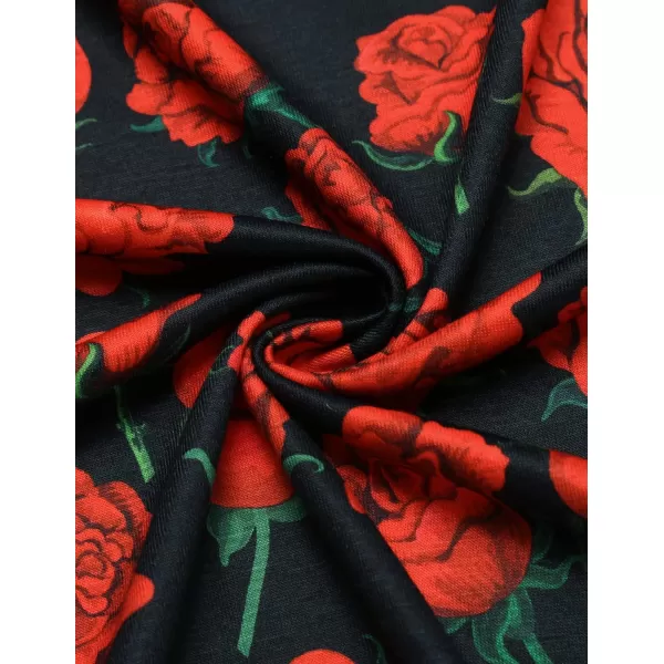 COOFANDY Mens Casual Short Sleeve Polo Shirts Slim Fit Paisley Polo T Shirts Floral Print Shirt)