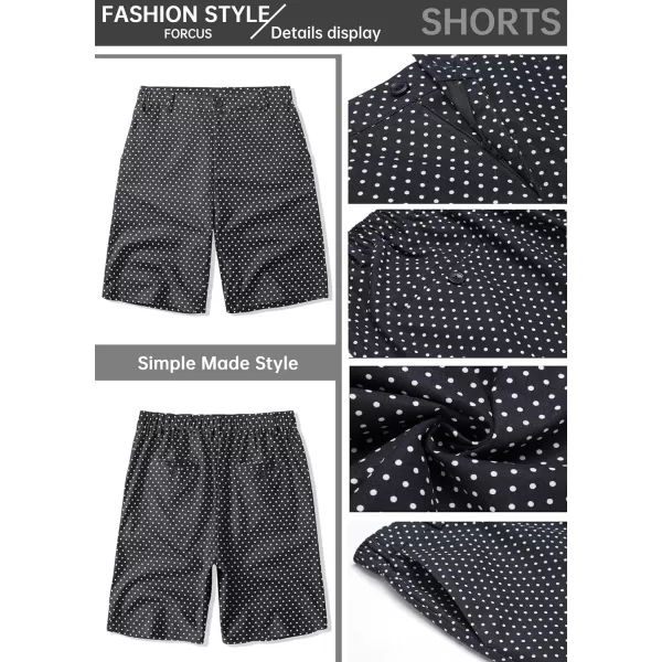COOFANDY Men's Casual Shorts Linen Flat Front Shorts Elastic Waist Summer Beach Shorts
