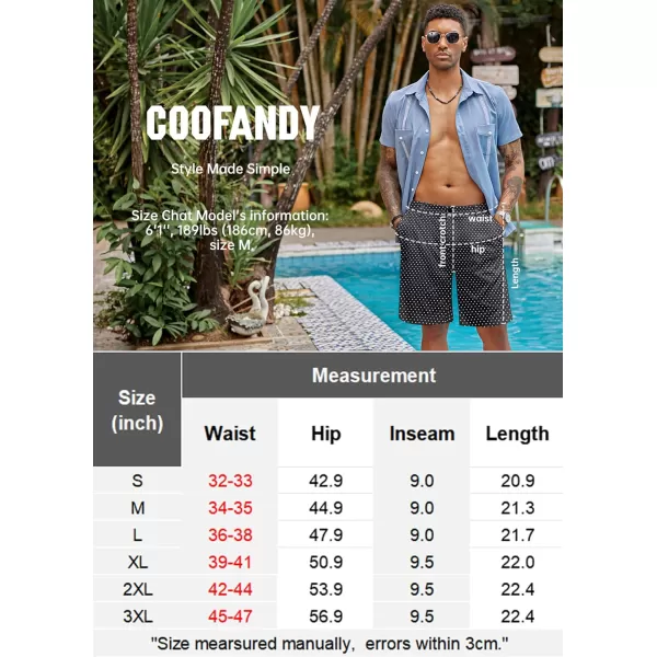 COOFANDY Men's Casual Shorts Linen Flat Front Shorts Elastic Waist Summer Beach Shorts