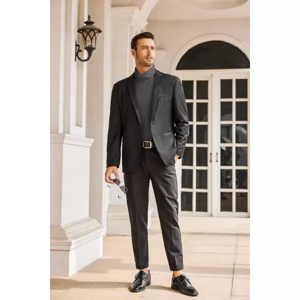 COOFANDY Men's Casual Slim Fit Turtleneck T Shirts Lightweight Basic Cotton Pullovers