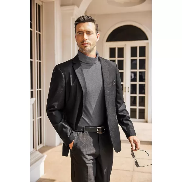 COOFANDY Men's Casual Slim Fit Turtleneck T Shirts Lightweight Basic Cotton Pullovers
