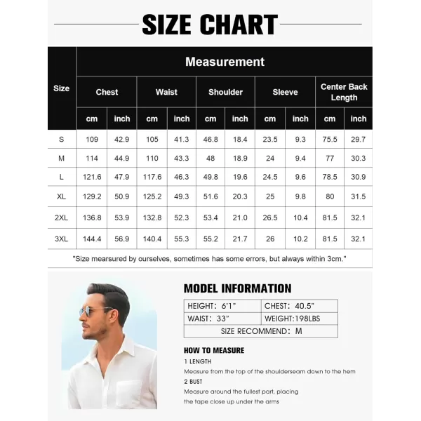 COOFANDY Men's Casual Summer Beach Wrinkle Free Shirts Short Sleeve Button Down Lightweight Untucked Textured Shirt
