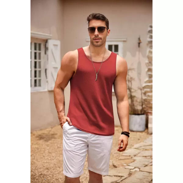 COOFANDY Men's Casual Tank Tops Sleeveless Beach Muscle T Shirts Summer Fashion Tank Shirt