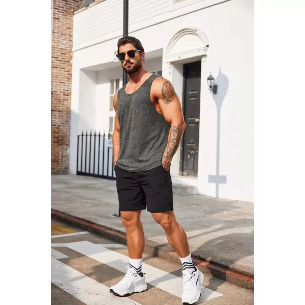 COOFANDY Men's Casual Tank Tops Sleeveless Beach Muscle T Shirts Summer Fashion Tank Shirt