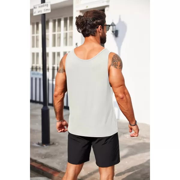 COOFANDY Men's Casual Tank Tops Sleeveless Beach Muscle T Shirts Summer Fashion Tank Shirt