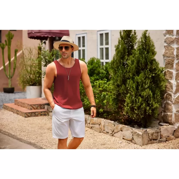 COOFANDY Men's Casual Tank Tops Sleeveless Beach Muscle T Shirts Summer Fashion Tank Shirt