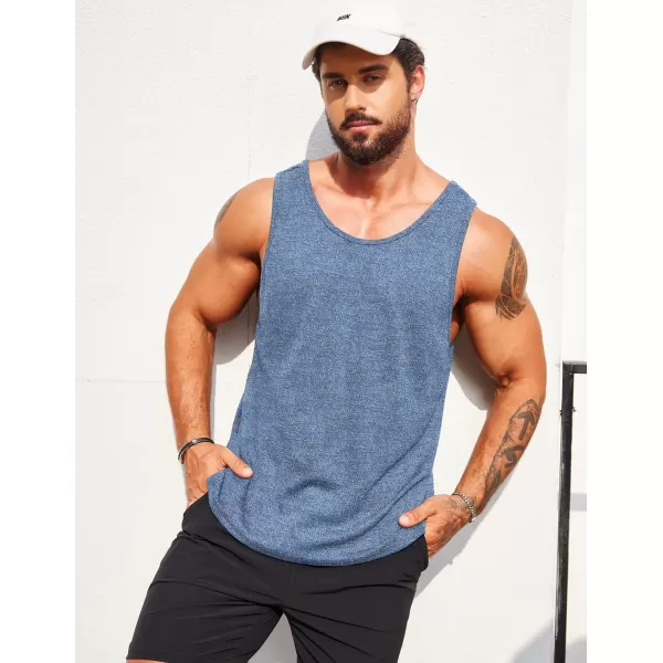 COOFANDY Men's Casual Tank Tops Sleeveless Beach Muscle T Shirts Summer Fashion Tank Shirt