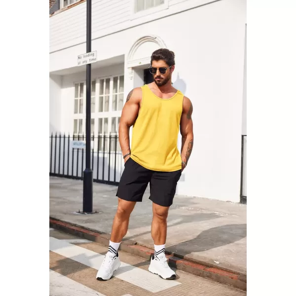 COOFANDY Men's Casual Tank Tops Sleeveless Beach Muscle T Shirts Summer Fashion Tank Shirt