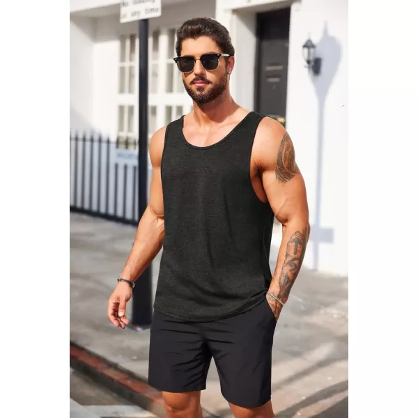 COOFANDY Men's Casual Tank Tops Sleeveless Beach Muscle T Shirts Summer Fashion Tank Shirt