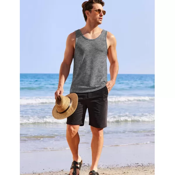 COOFANDY Men's Casual Tank Tops Sleeveless Beach Muscle T Shirts Summer Fashion Tank Shirt
