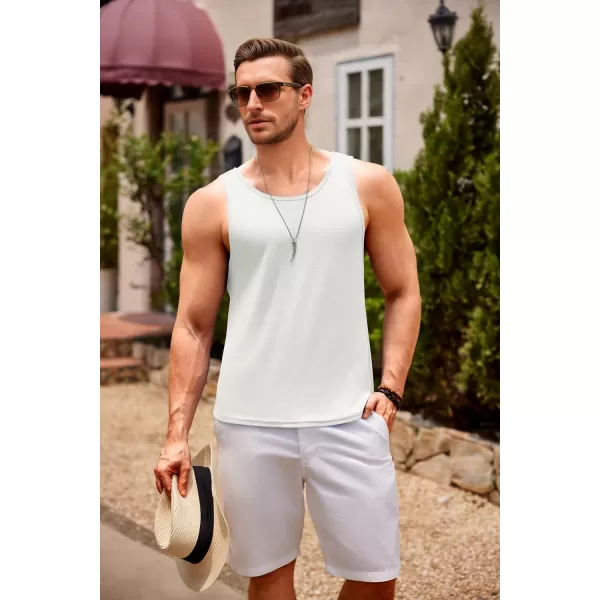 COOFANDY Men's Casual Tank Tops Sleeveless Beach Muscle T Shirts Summer Fashion Tank Shirt