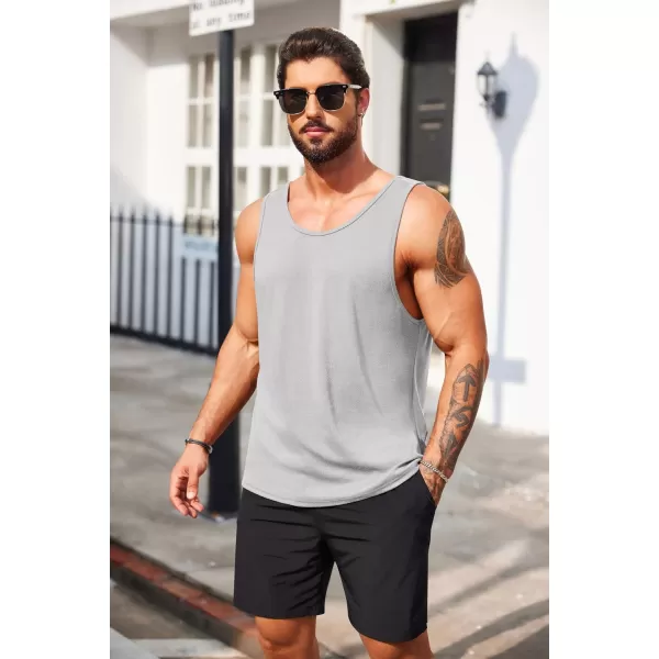 COOFANDY Men's Casual Tank Tops Sleeveless Beach Muscle T Shirts Summer Fashion Tank Shirt