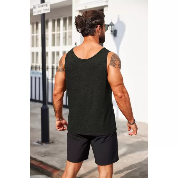 COOFANDY Men's Casual Tank Tops Sleeveless Beach Muscle T Shirts Summer Fashion Tank Shirt