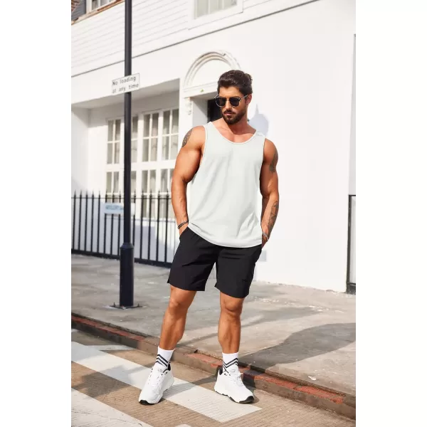 COOFANDY Men's Casual Tank Tops Sleeveless Beach Muscle T Shirts Summer Fashion Tank Shirt