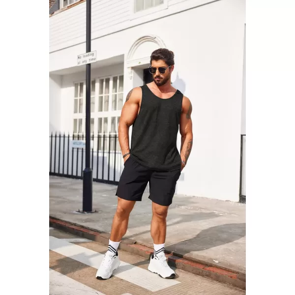COOFANDY Men's Casual Tank Tops Sleeveless Beach Muscle T Shirts Summer Fashion Tank Shirt