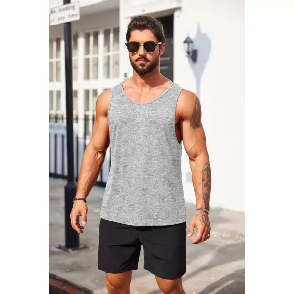 COOFANDY Men's Casual Tank Tops Sleeveless Beach Muscle T Shirts Summer Fashion Tank Shirt