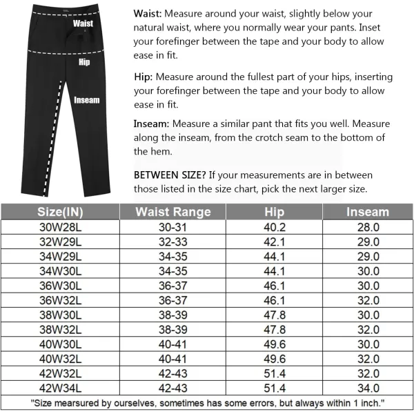 COOFANDY Men's Classic Fit Flat Front Dress Pants No Iron Premium Casual Pants Expandable Waist Suit Pants