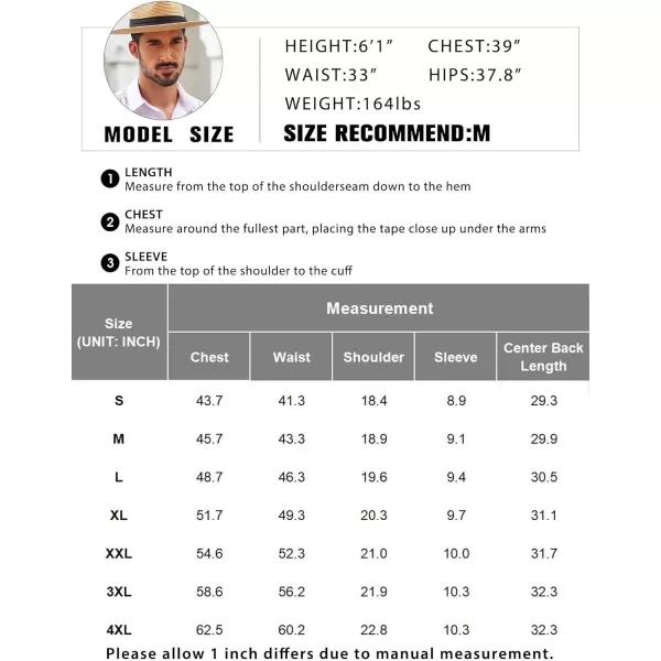 COOFANDY Mens Cotton Linen Cuban Guayabera Shirt Casual Short Sleeve Button Down Shirts Summer Beach Tops