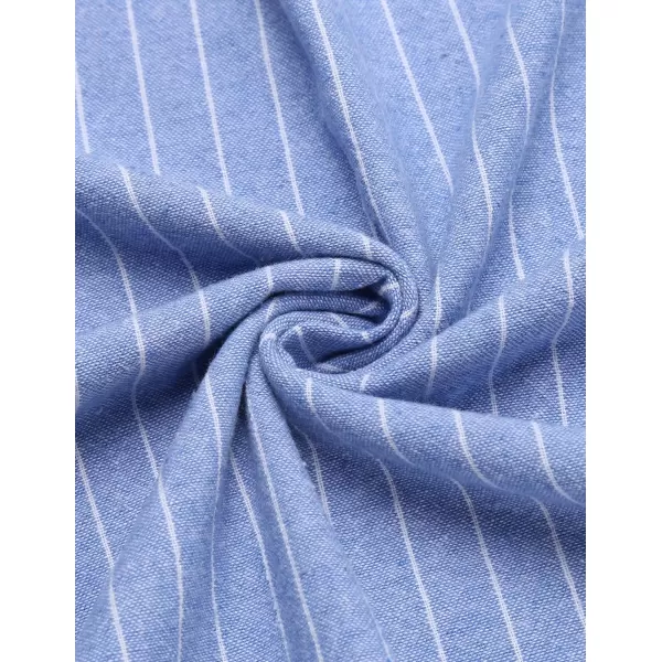 COOFANDY Men's Cotton Linen Henley Shirt Long Sleeve Hippie Casual Beach T Shirts