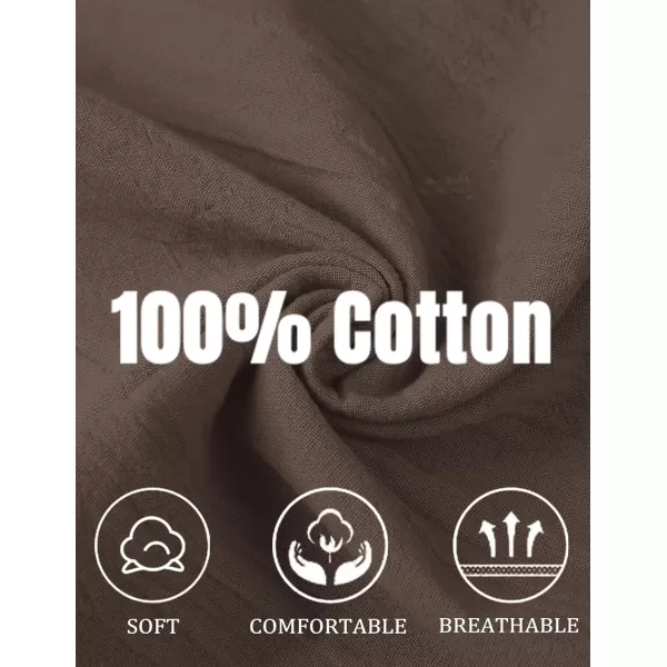 COOFANDY Men's Cotton Linen Pants Causal Harem Pants Elastic Waist Beach Boho Yoga Trousers