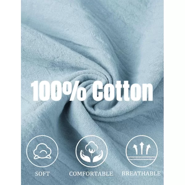 COOFANDY Men's Cotton Linen Pants Causal Harem Pants Elastic Waist Beach Boho Yoga Trousers