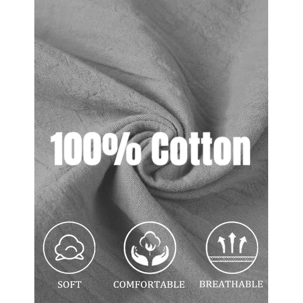 COOFANDY Men's Cotton Linen Pants Causal Harem Pants Elastic Waist Beach Boho Yoga Trousers
