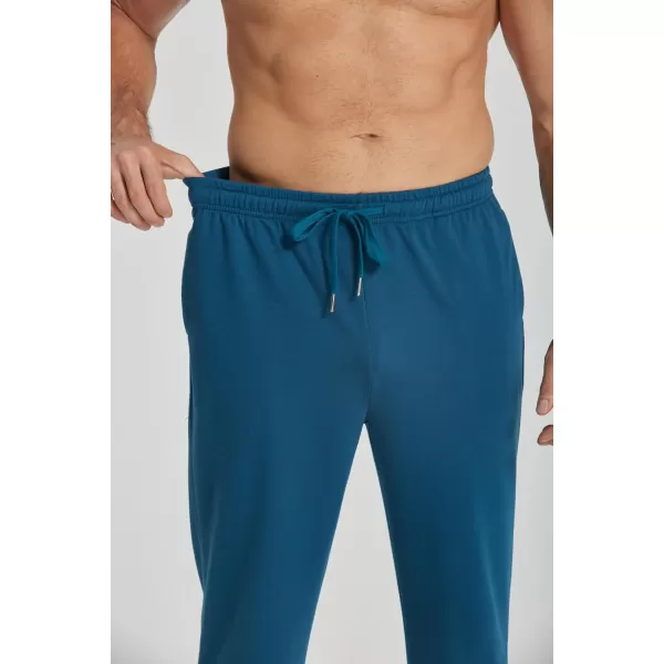 COOFANDY Men's Cotton Sweatpants Open Bottom Lounge Pants Lightweight Casual Jogger Pants with Pockets
