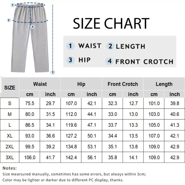 COOFANDY Men's Cotton Sweatpants Open Bottom Lounge Pants Lightweight Casual Jogger Pants with Pockets