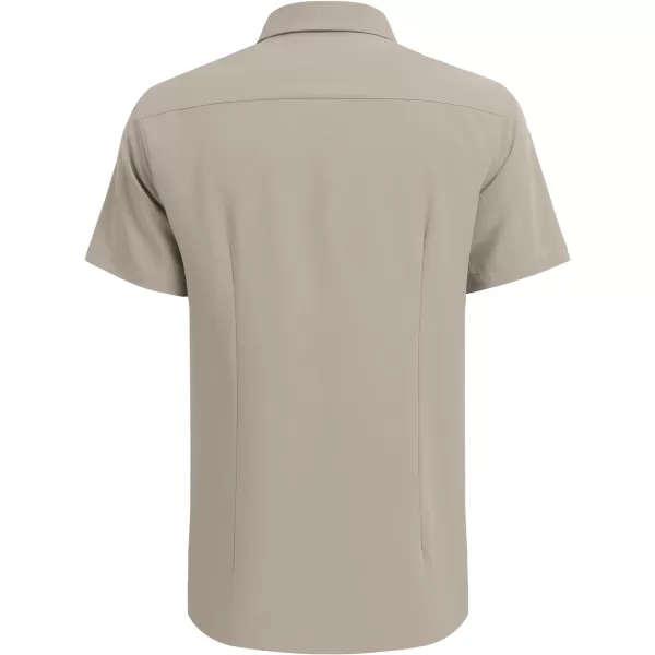 COOFANDY Men's Cuban Guayabera Shirt Short Sleeve Button Down Shirts Casual Summer Beach Linen Shirts