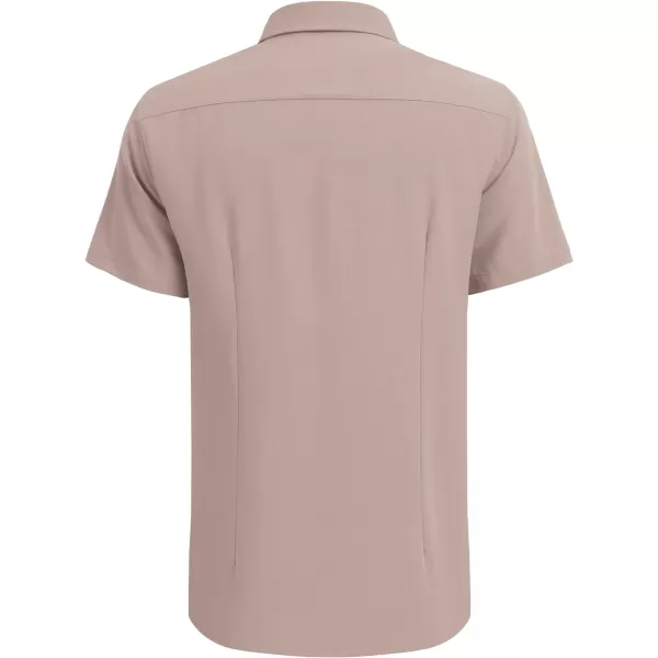 COOFANDY Men's Cuban Guayabera Shirt Short Sleeve Button Down Shirts Casual Summer Beach Linen Shirts