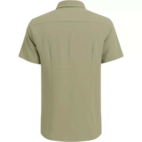 COOFANDY Men's Cuban Guayabera Shirt Short Sleeve Button Down Shirts Casual Summer Beach Linen Shirts